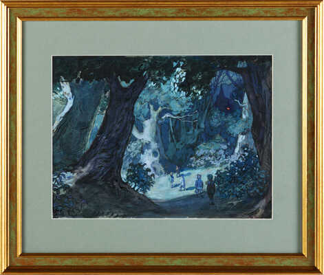 Беньяминсон Эрик Евгеньевич. Иллюстрация к сказке "Мальчик-с-пальчик" 